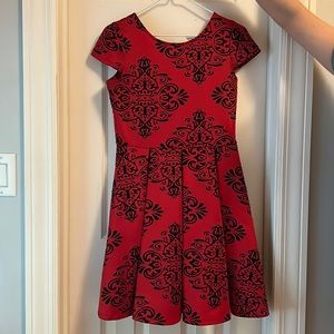 Rare Editions, Girl 16, Red and Black pattern